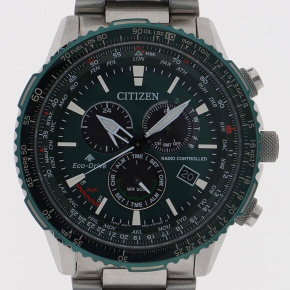 CITIZEN E660-A17W20C Professional master green SS SOL - Picture 1 of 9